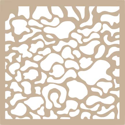 Pool Water 6x6 Stencil