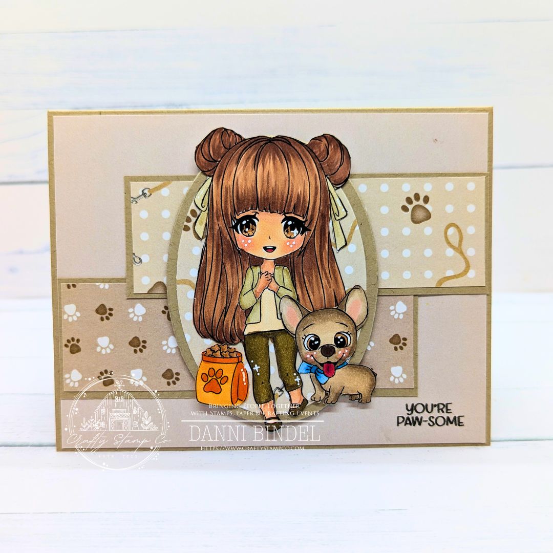 Fur Mama Meadow 4x6 Stamp Set
