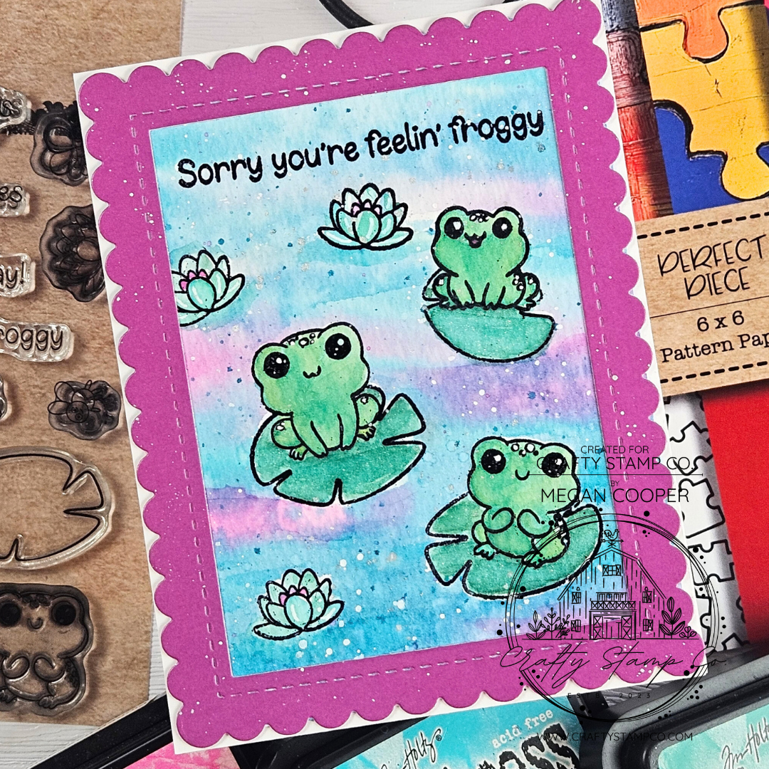 Froggy Quotes 4x6 Stamp Set