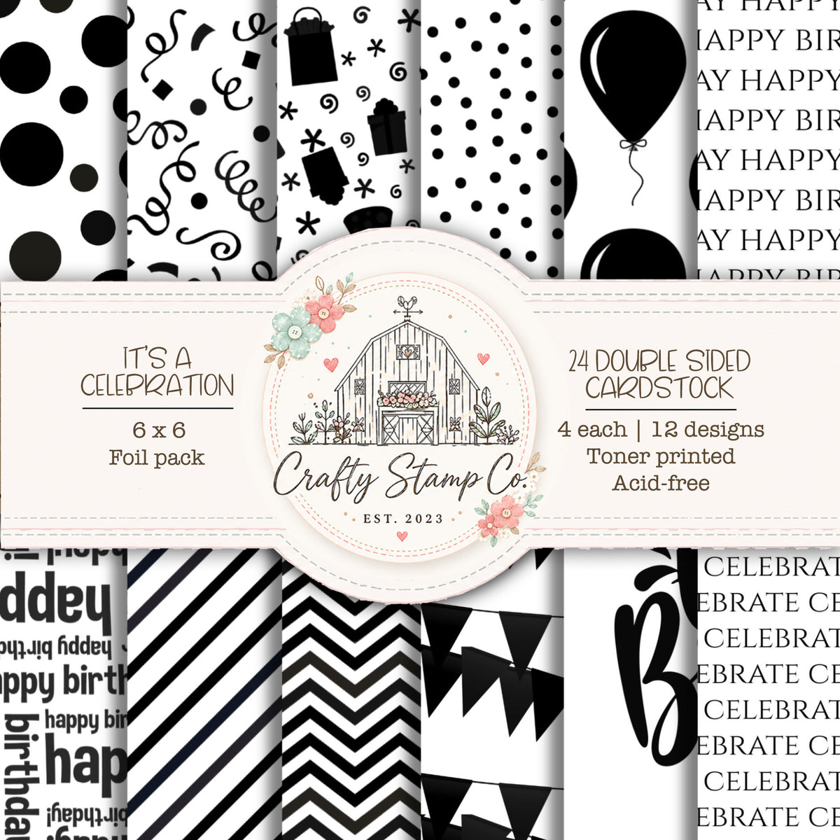 It's a Celebration 6x6 Foiling Pack