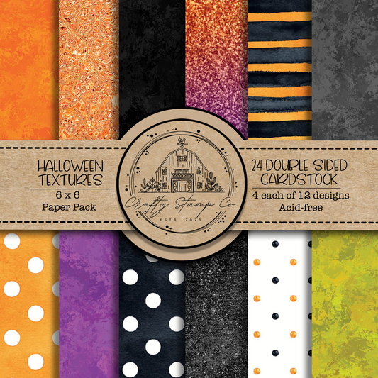 Halloween Textures 6x6 Pattern Paper Pack