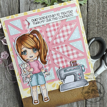 Stitched With Love Meadow 4x6 Stamp Set