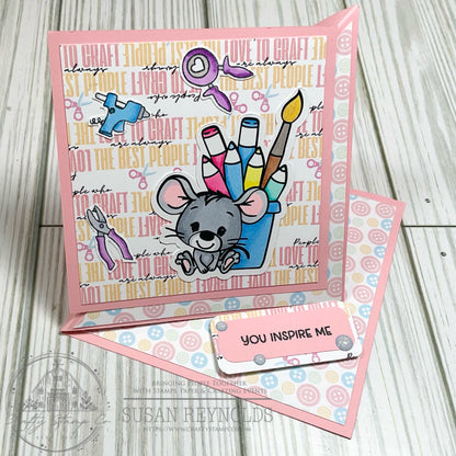 Crafty Mice 4x6 Stamp Set