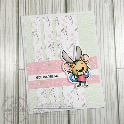 Crafty Mice 4x6 Stamp Set