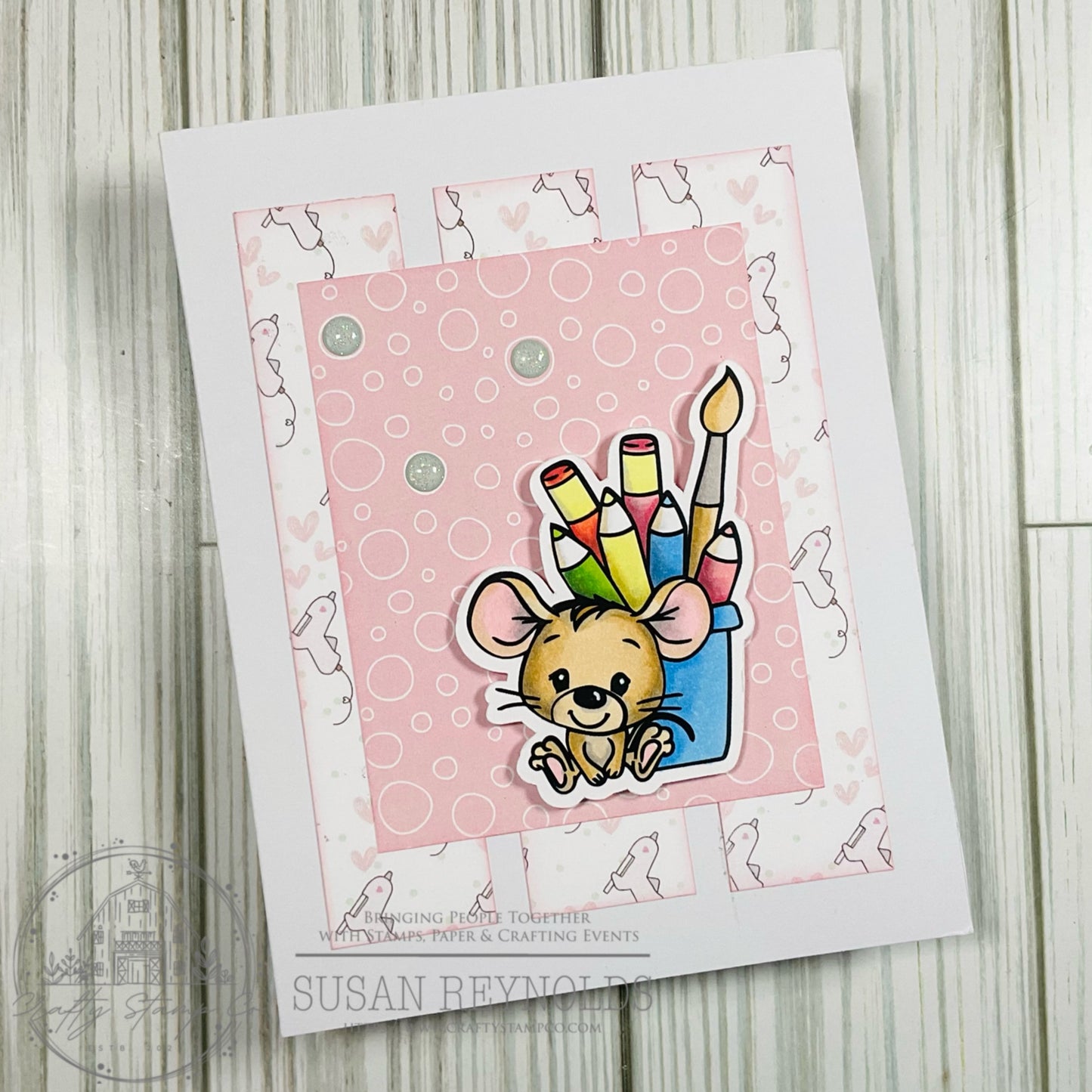 Crafty Mice 4x6 Stamp Set