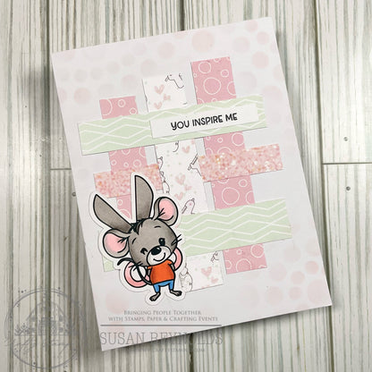 Crafty Mice 4x6 Stamp Set