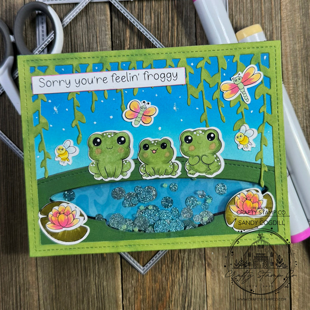 Froggy Quotes 4x6 Stamp Set