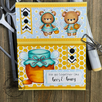 Bees & Honey 4x6 Stamp Set