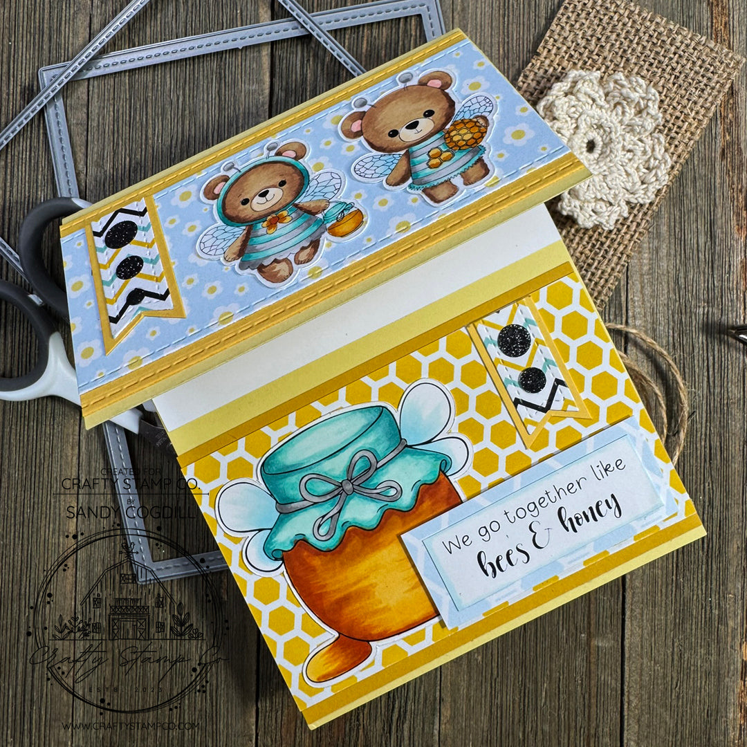 Bees & Honey 4x6 Stamp Set