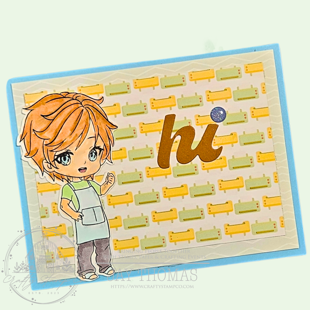 Crafty Friends 4x6 Stamp Set