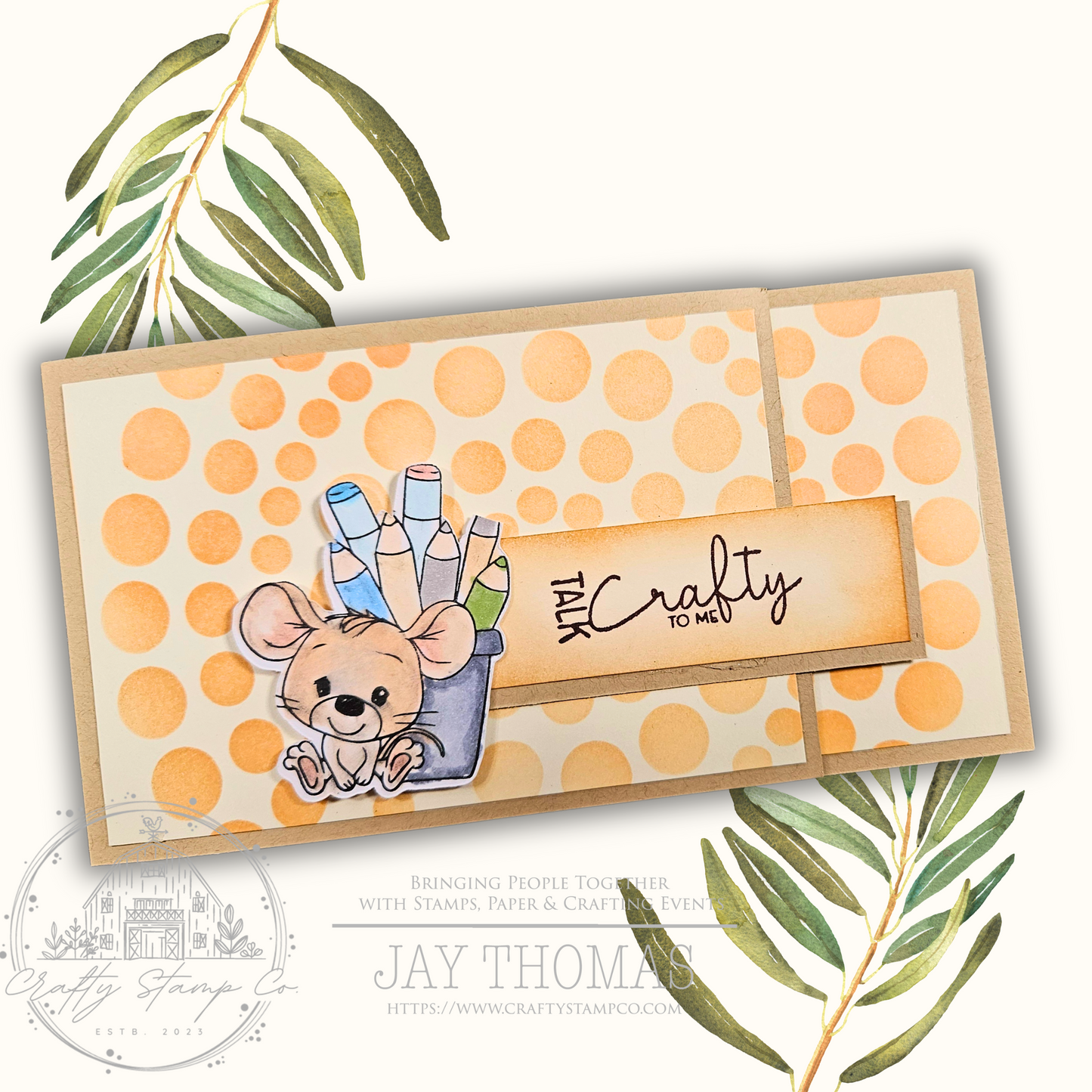 Crafty Mice 4x6 Stamp Set
