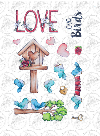Love is in the Air 4x6 Stamp Set