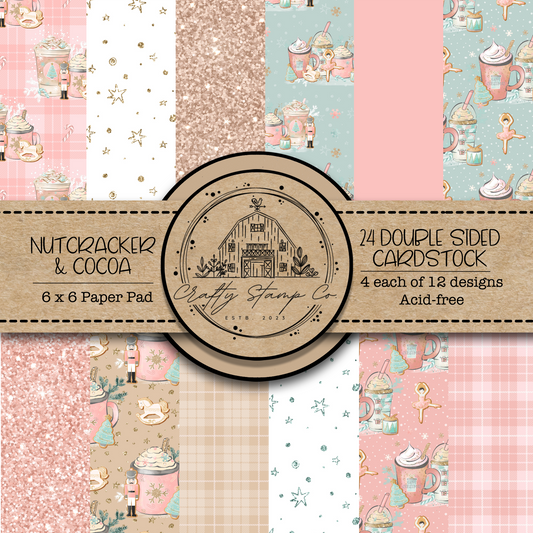 Nutcracker & Cocoa 6x6 Pattern Paper Pad