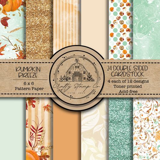 Pumpkin Breeze 6 x 6 Pattern Paper