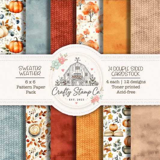Sweater Weather 6x6 Pattern Paper