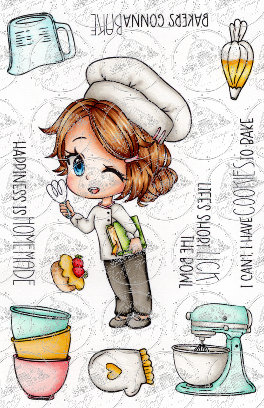 Patissier Meadow 4x6 Stamp Set