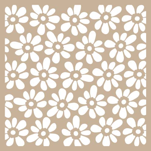 Spring Breeze 6x6 Stencil