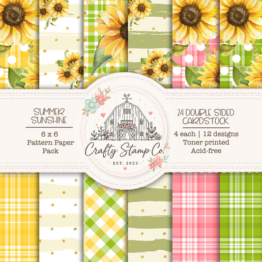 Summer Sunshine 6x6 Pattern Paper Pack