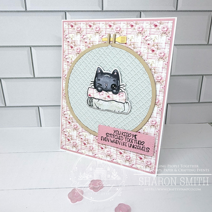 Stitched Whiskers 4x6 Stamp Set