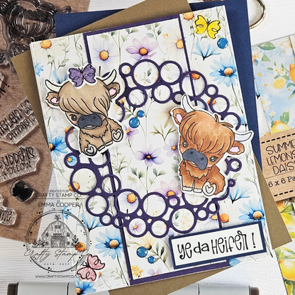 Heilan Coos 4x6 Stamp Set