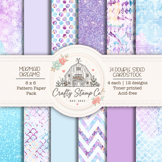 Mermaid Dreams 6x6 Pattern Paper Pack