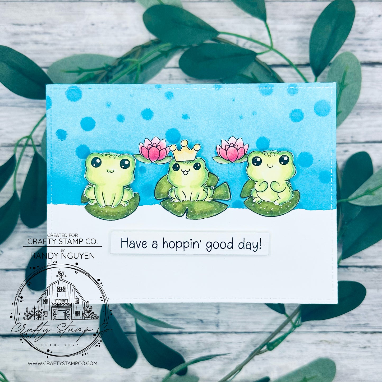 Froggy Quotes 4x6 Stamp Set