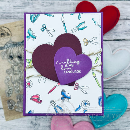 Crafty Friends 4x6 Stamp Set