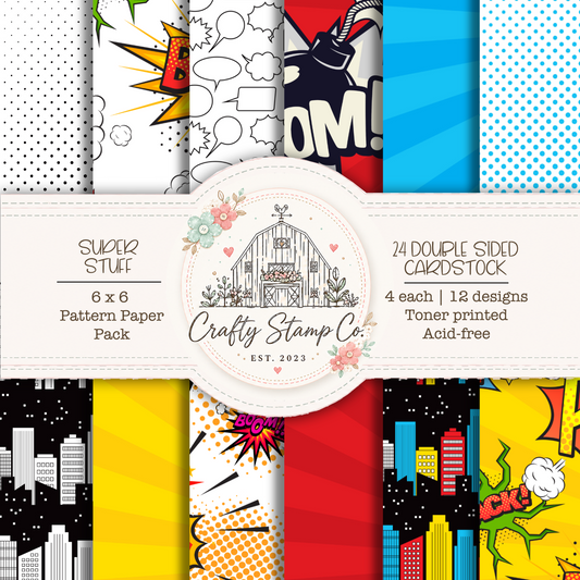 Super Stuff 6x6 Pattern Paper
